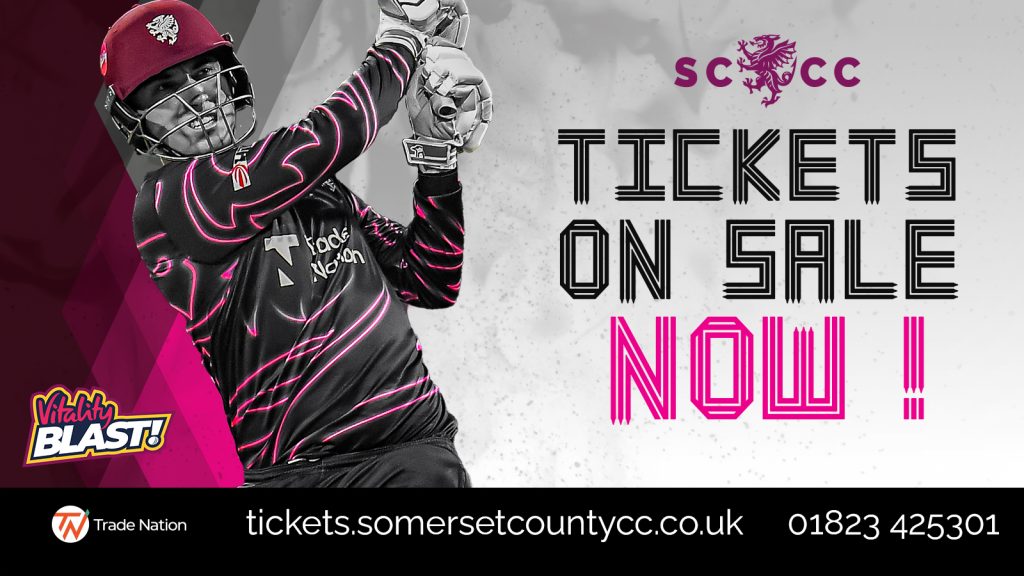 Vitality Blast Tickets Now On General Sale Somerset