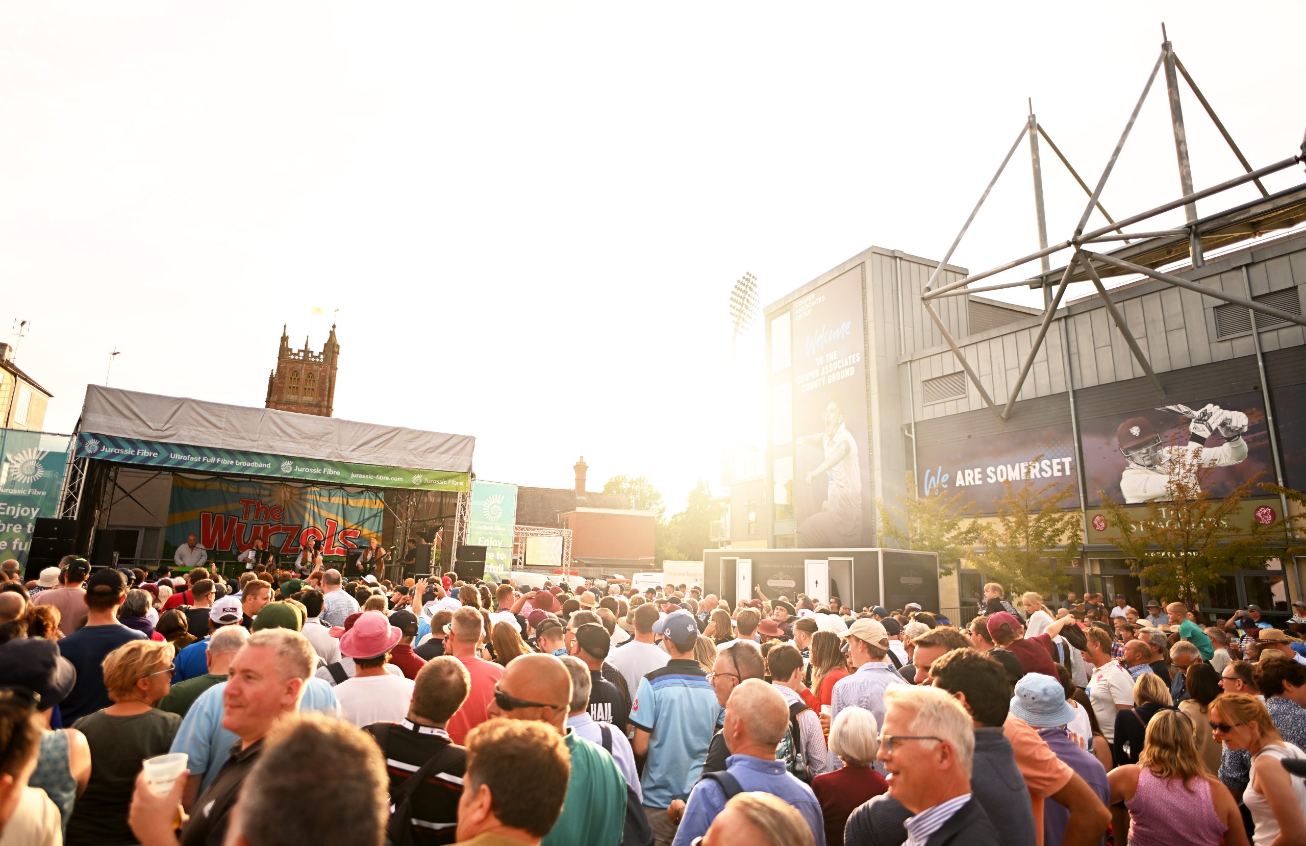 Record Crowds for Metro Bank One Day Cup at Taunton Somerset